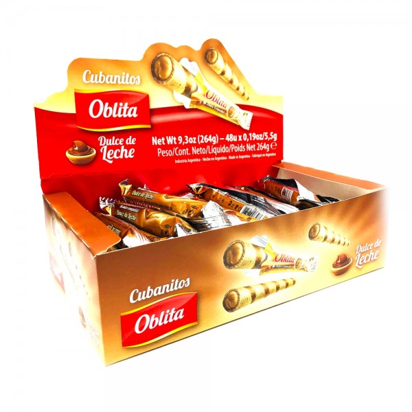 OBLITA CUBANITO 48 UNID. DULCE LECHE