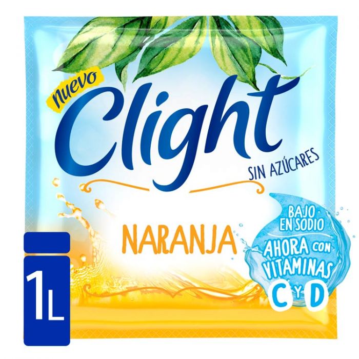 CLIGHT JUGO 20 UNID. NARANJA