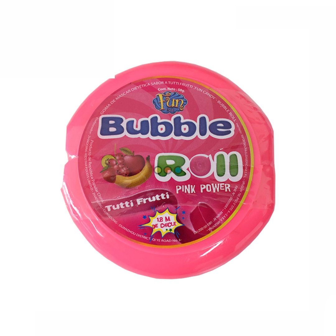 CHICLE BUBBLE ROLL TUTTI UNIDAD