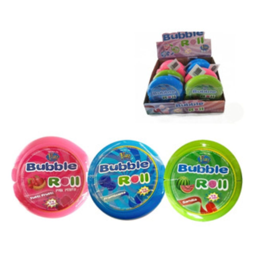 CHICLE BUBBLE ROLL SURTIDO X 8 UNID.