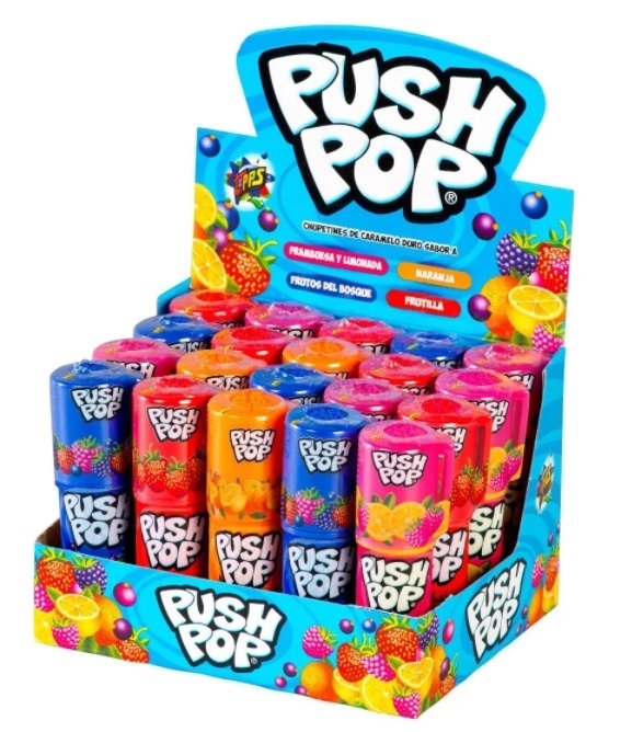 PUSH POP CHUP. X 20 UNID. ORIGINAL