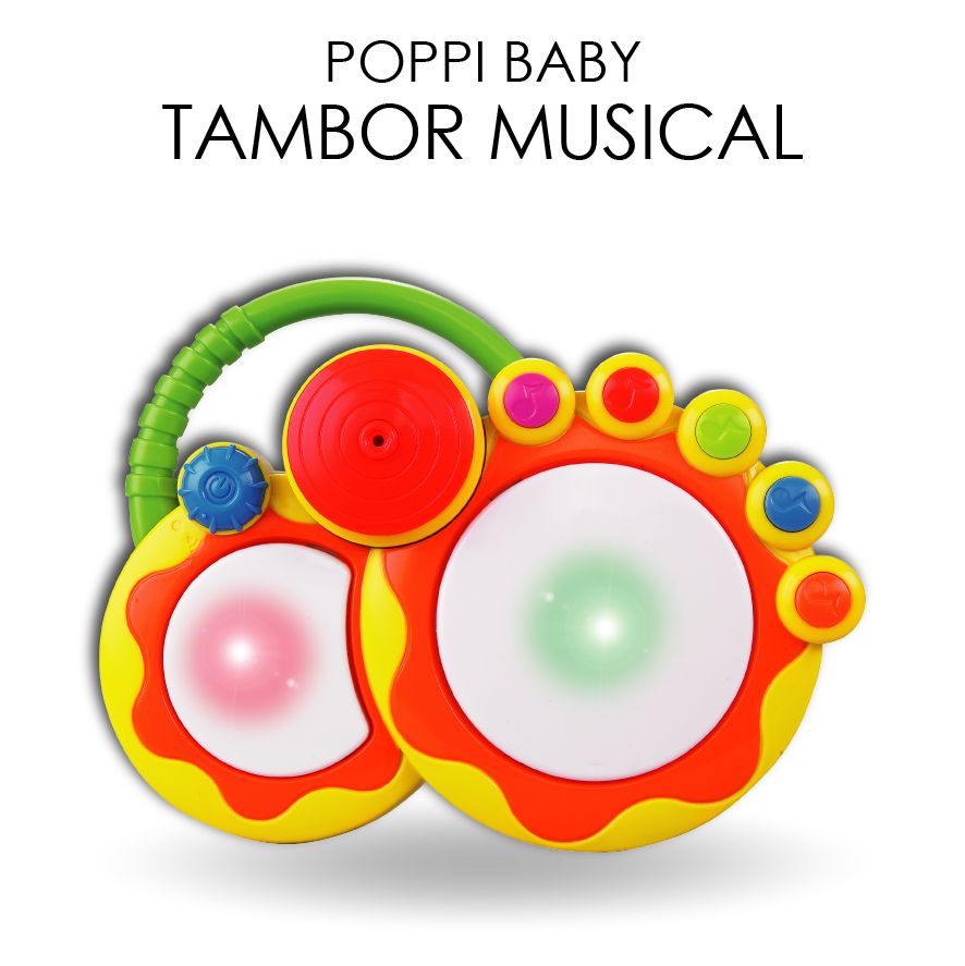 TAMBOR INTERACTIVO POPPI LUZ