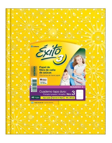 CUAD. EXITO PINTITAS X 48 HJS. AMARILLO