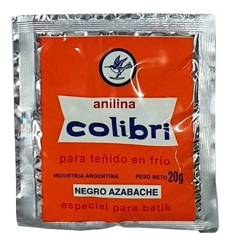 ANILINA COLIBRI X 30 GRS. NEGRA