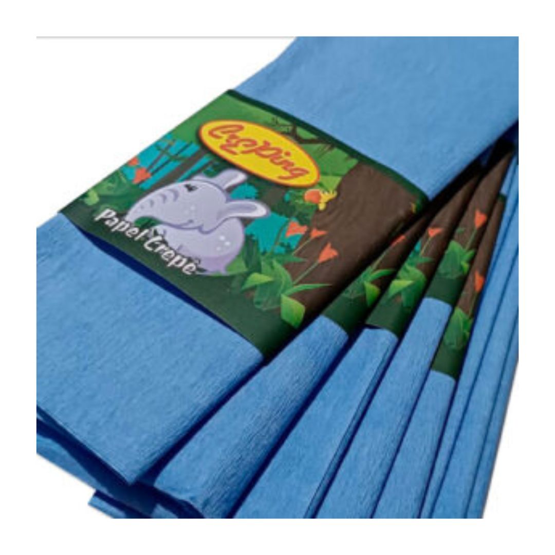 PAPEL CREPE CREEPING CELESTE