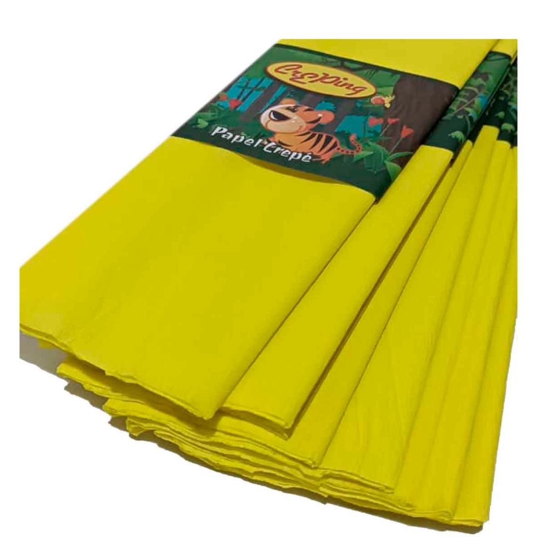 PAPEL CREPE CREEPING AMARILLO