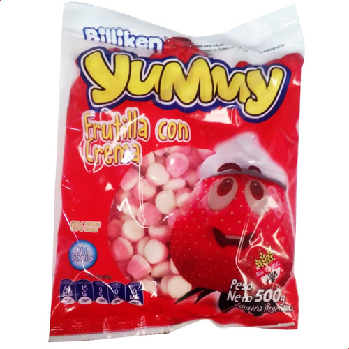 YUMMY X 500 GRS. FRUTILLA C-CREMA