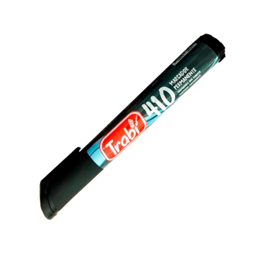 MARCADOR TRABI 410 PTA.BIS. NEGRO