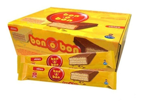 BON O BON OBLEA NEGRA CAJA 20 UNID.