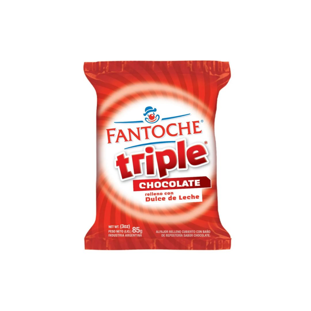 FANTOCHE CHOCO TRIPLE CAJA X 24 UNID.