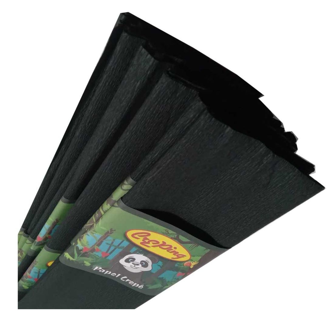 PAPEL CREPE CREEPING NEGRO