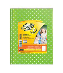 CUAD. EXITO PINTITAS X 48 HJS. VERDE CLARO