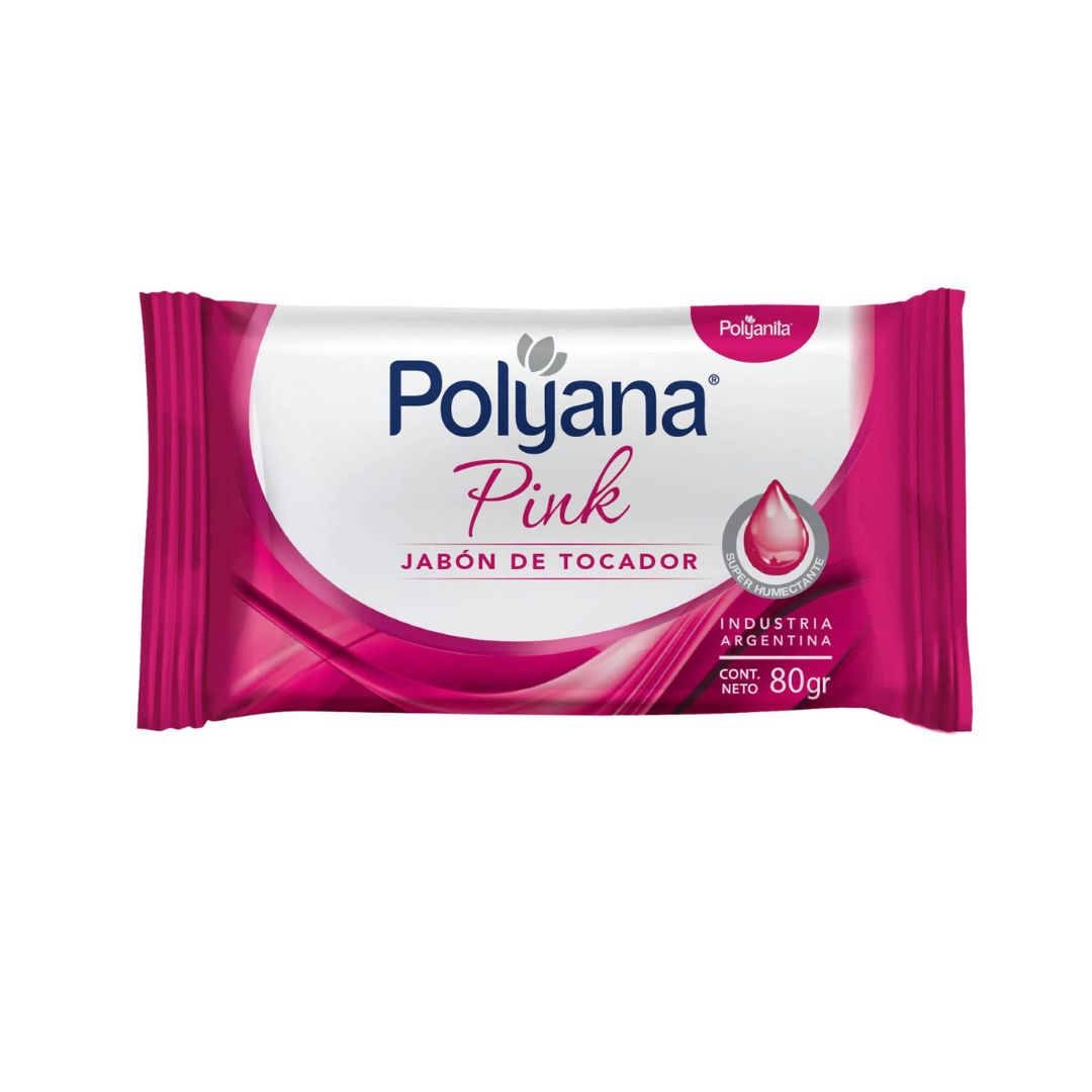 POLYANA JABON X 80 GRS. PINK