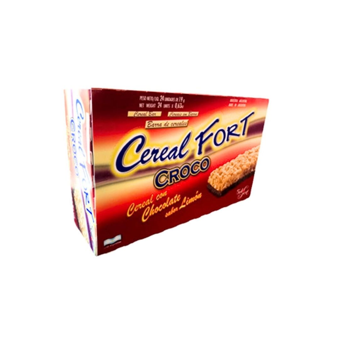 BARRA CEREAL FORT CROCO X 24 UNID.
