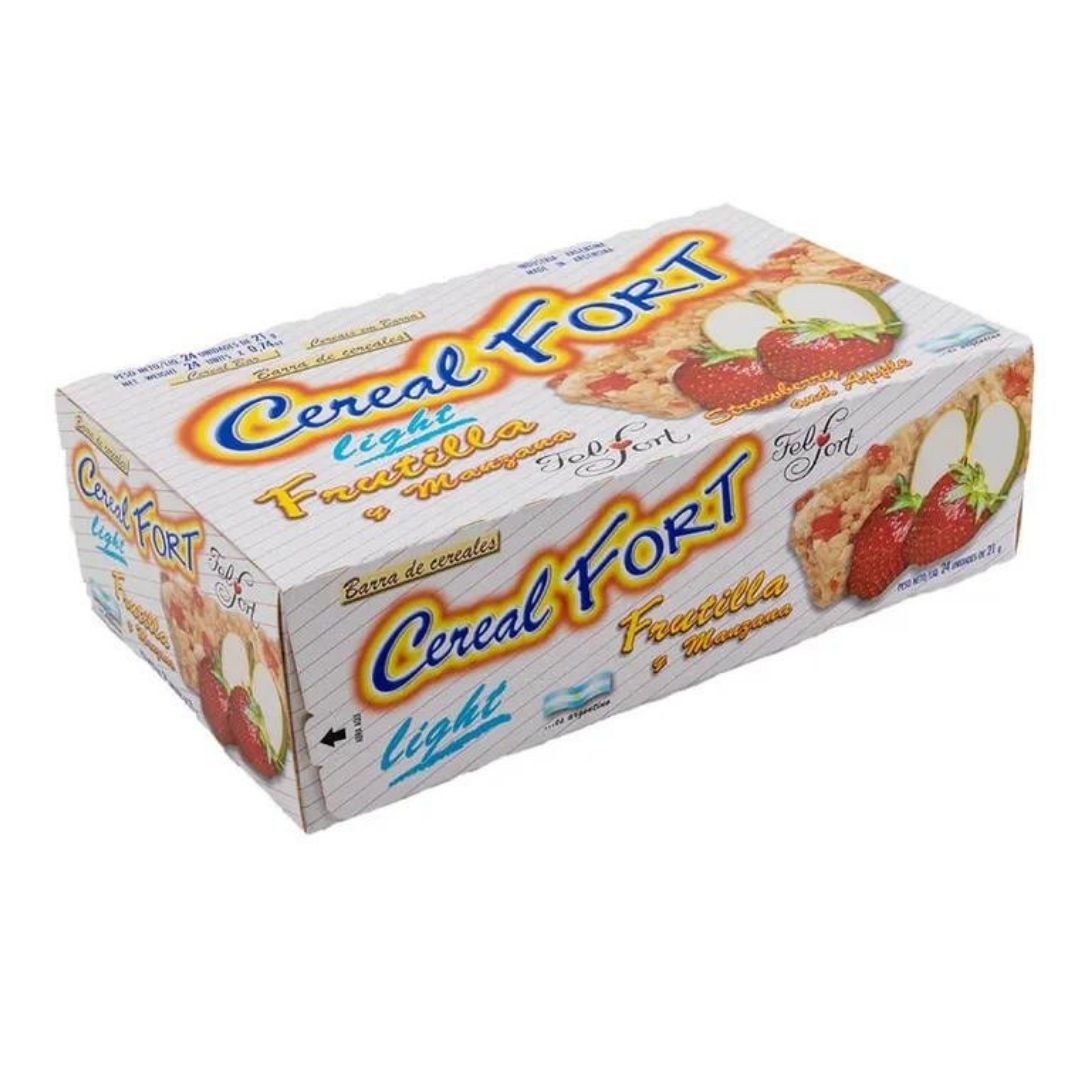 BARRA CEREAL FORT FRUTILLA X 24 UNID.