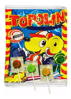 TOPOLIN CHUP. PALETA X 50 UN. FRUTAL