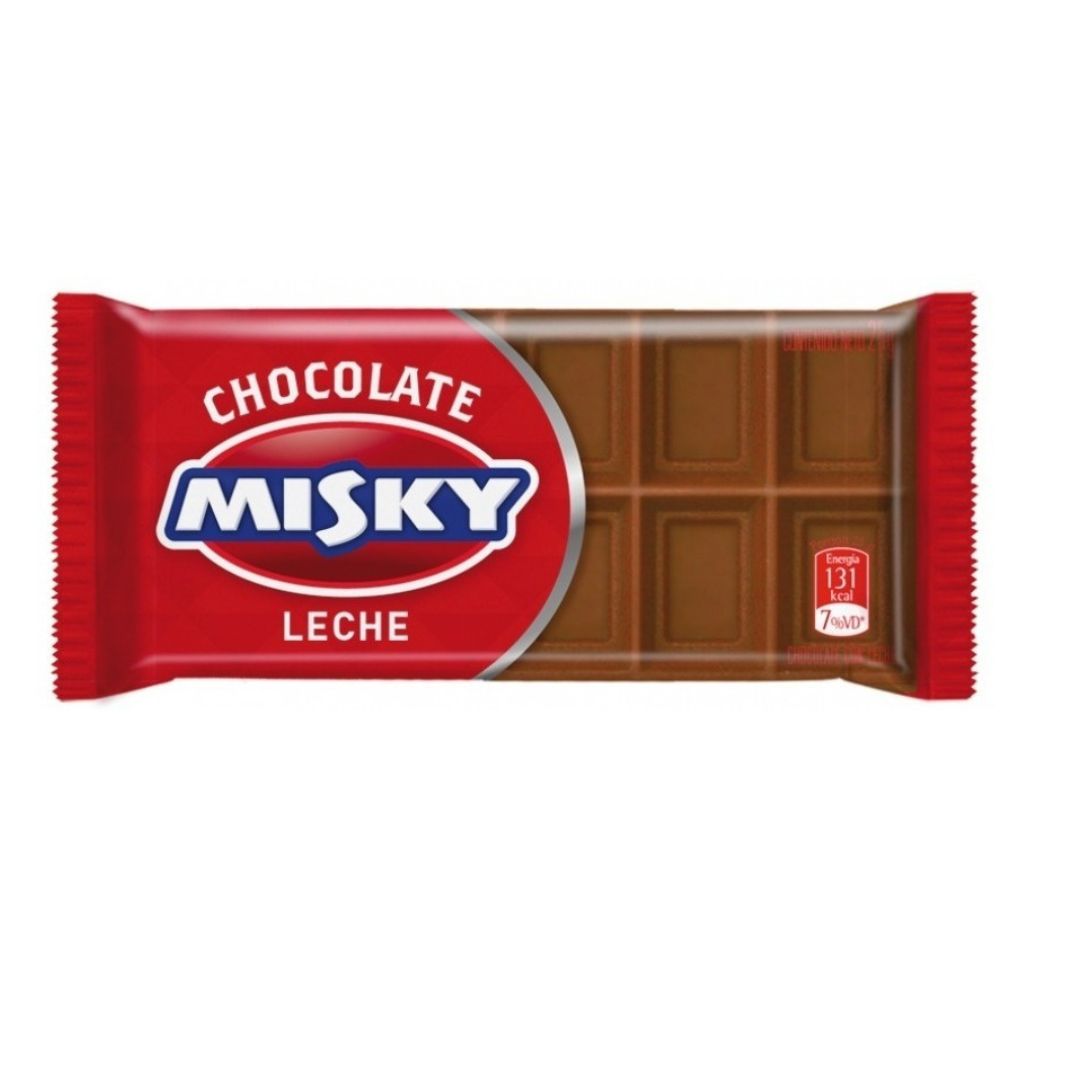 MISKY CHOC. X 25 GRS. LECHE