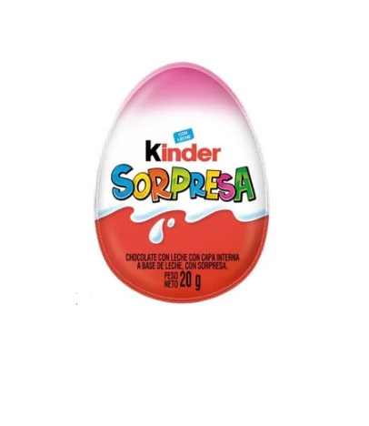 KINDER HUEVO CAJA 12 UN. NENA