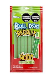 BULL DOG REGALIZ 75 GRS. SANDIA