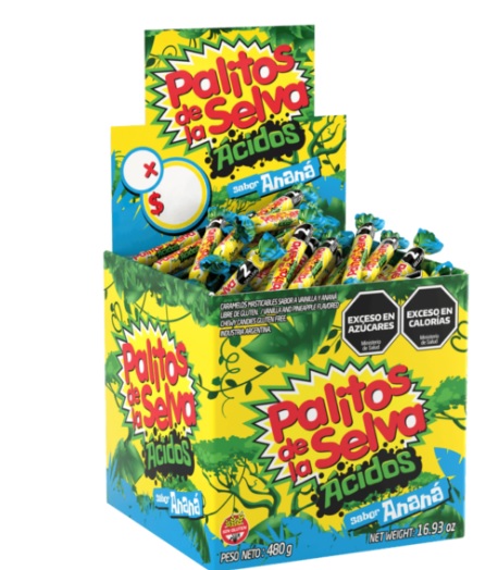 PALITO SELVA ACIDOS X 480 GRS. ANANA