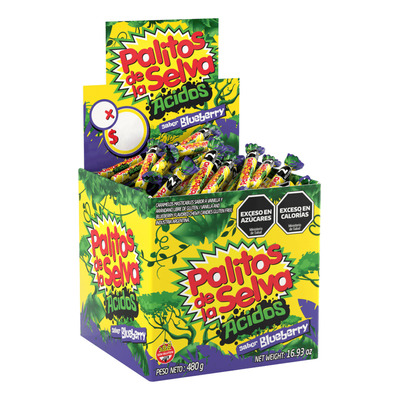 PALITO SELVA ACIDOS X 480 GRS. BLUEBERRY