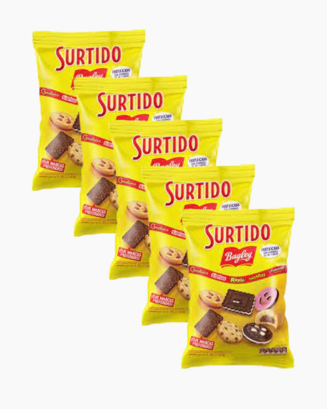 BAGLEY GALL. SURTIDO 400 GRS 5 UNID.