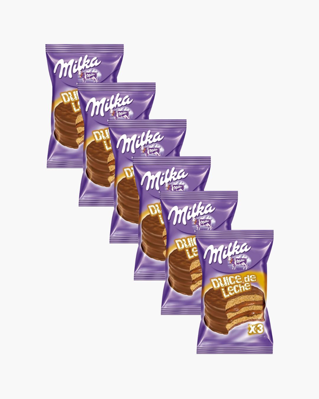 MILKA ALF. TRIPLE D. LECHE 6 UNID.