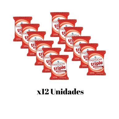FANTOCHE CHOCO  TRIPLE 12 UNID.