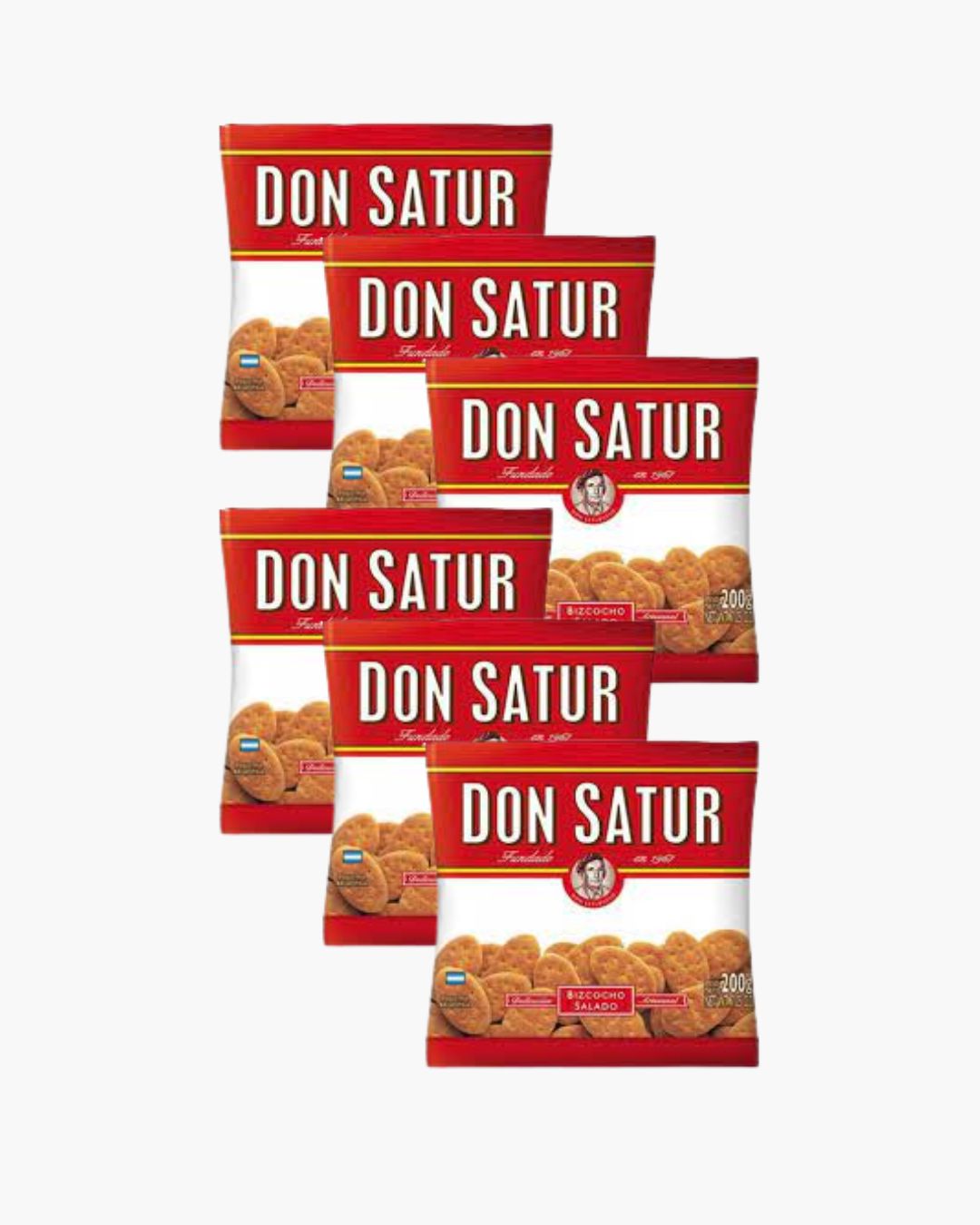 DON SATUR BIZC. SALADO 200 GRS. 6 UNID.