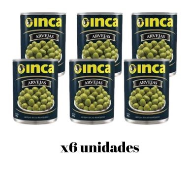 INCA ARVEJAS 350 GRS. 6 UNID.
