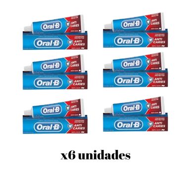 ORAL B DENT. 70 GRS, ANTICARIES 6 UNID.