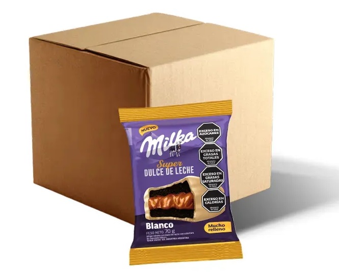 MILKA ALF. SUPER D.LECHE BCO. CAJA 36 UNID.