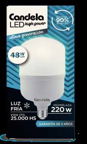 LAMP. CANDELA LED HIGH POWER 48W FRIA