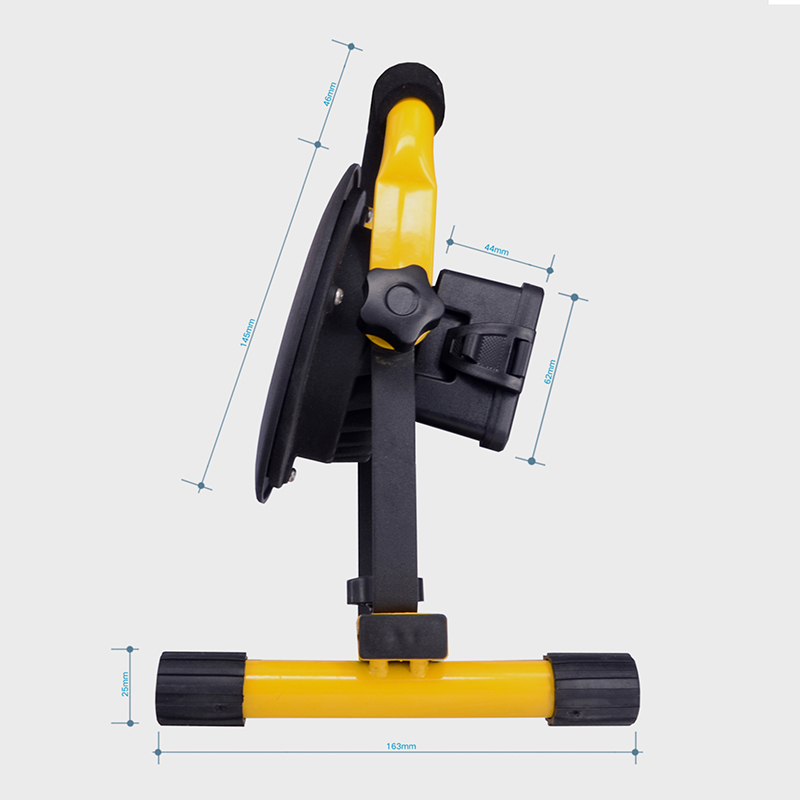 REFLECTOR LED PORTATIL 30W IP-65 C/BATERIA RECARGABLE (OUTLET S/GARANTIA)