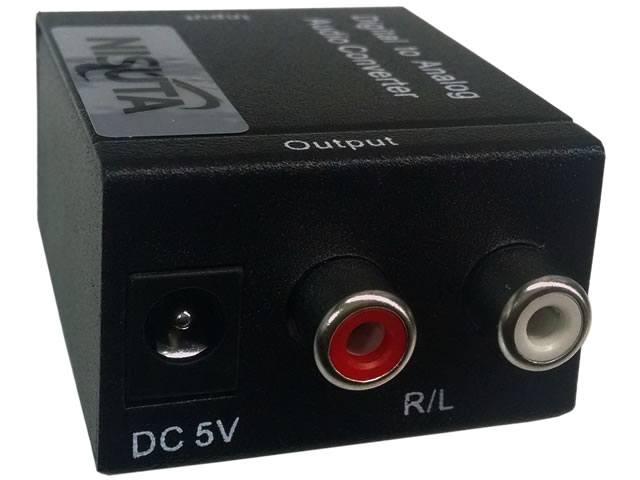 CONVERSOR DE AUDIO DIGITAL EN ANALOGICO NISUTA NSCOAUDI