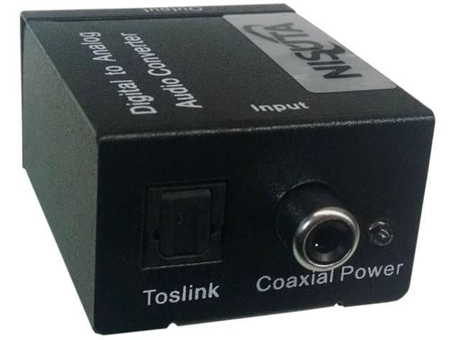 CONVERSOR DE AUDIO DIGITAL EN ANALOGICO NISUTA NSCOAUDI