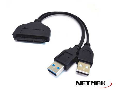 CONVERSOR DE USB 3.0 A SATA NETMAK NM-SATA3