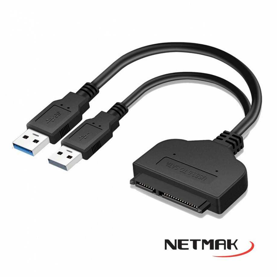 CONVERSOR DE USB 3.0 A SATA NETMAK NM-SATA3