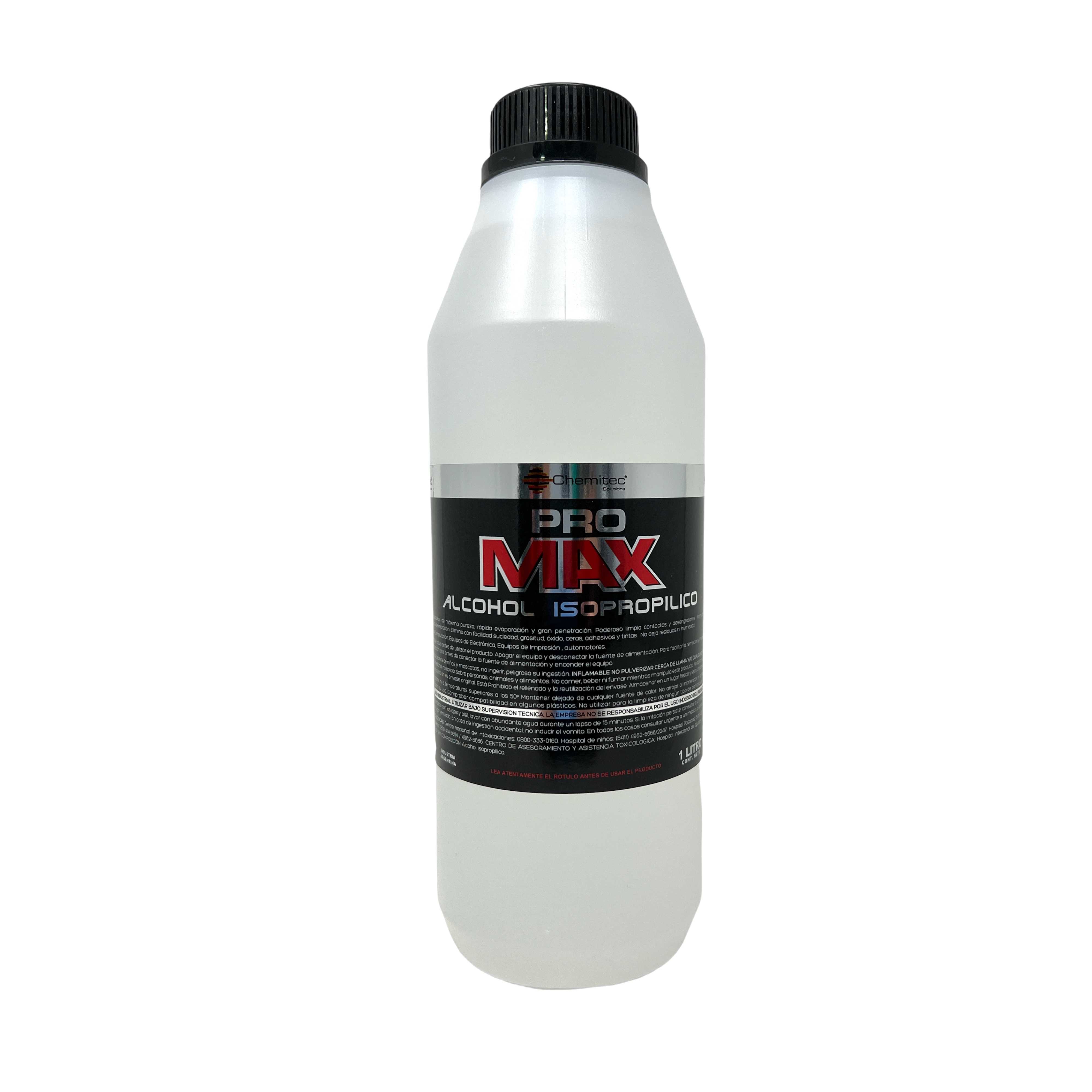 ALCOHOL ISOPROPILICO DE ALTA PUREZA PRO MAX 1000CC