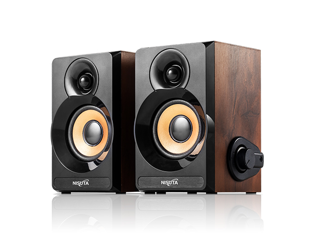 PARLANTE NISUTA 2.0 6W USB MADERA NSPAU63