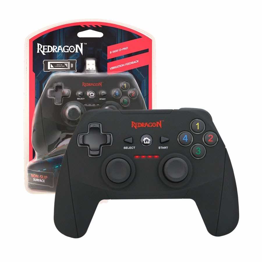 JOYSTICK INALAMBRICO REDRAGON G808 HARROW (PLAY 3  Y PC)