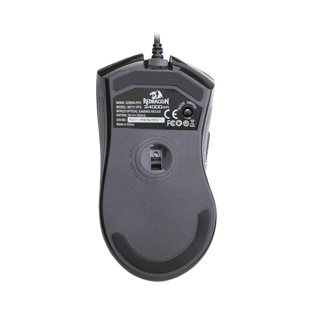 MOUSE REDRAGON LASER M711 COBRA 10000DPI