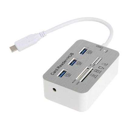 HUB USB 3.0 3 PUERTOS CONEXION TIPO C NOGANET NGH-TC01