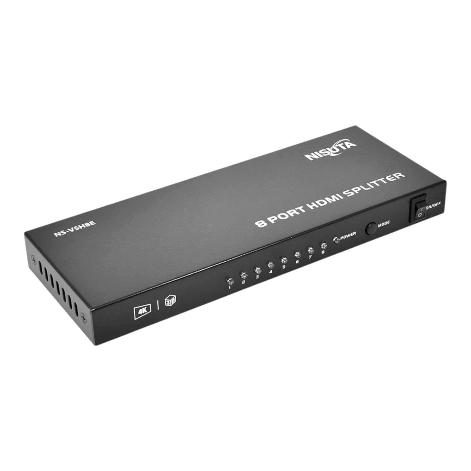 SPLITTER HDMI 8 SALIDAS 1080P (3D+4K) NISUTA NSVSH8E