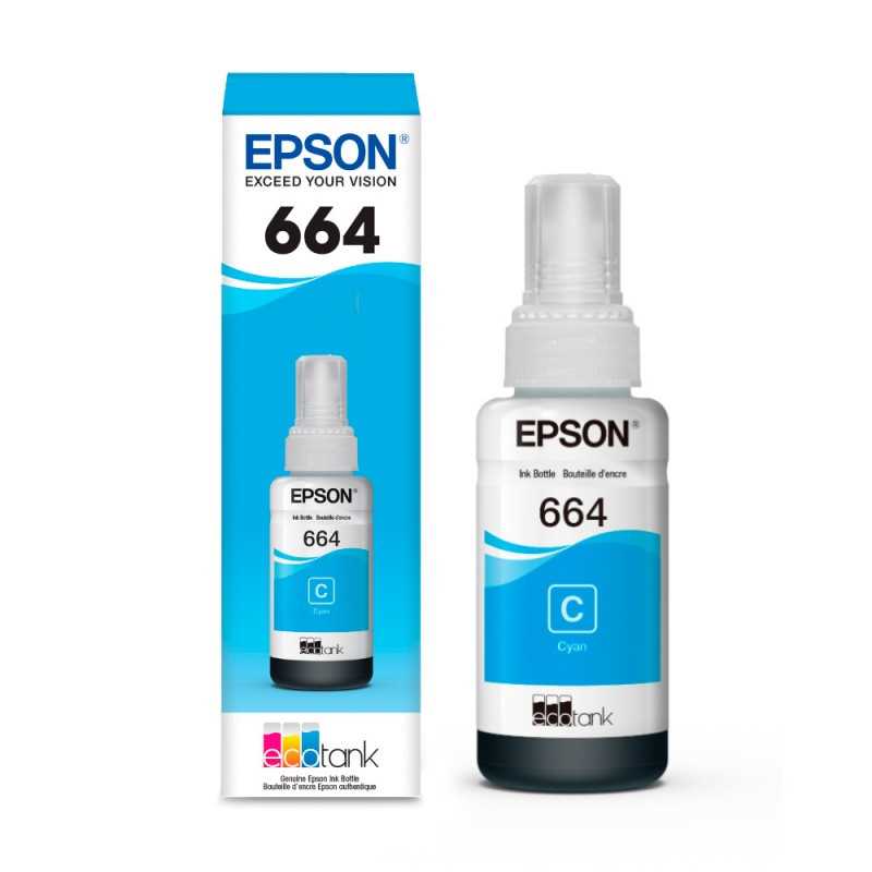 TINTA EPSON ORIGINAL 664 PARA L200/L210/355 CYAN