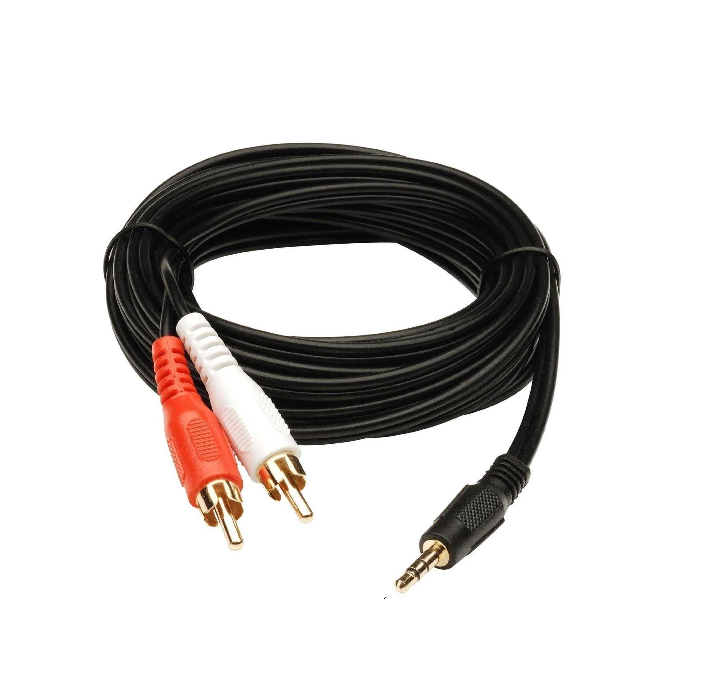 CABLE AUDIO RCA-PLUG STEREO 5M REFORZADO MYE-1250