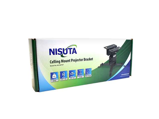 SOPORTE PARA PROYECTOR NIUSTA TECHO FIJO HASTA 20KG NSSOTVP