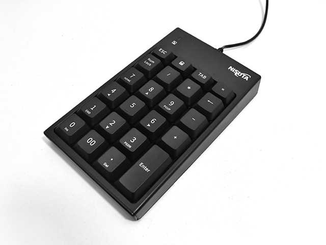 TECLADO NISUTA NUMERICO RETRACTIL NSKB11N