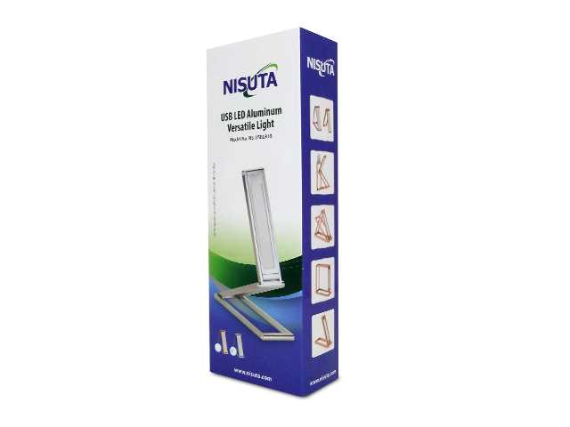 LAMPARA VELADOR LED NISUTA VERSATIL BLR18 (RECARGABLE)