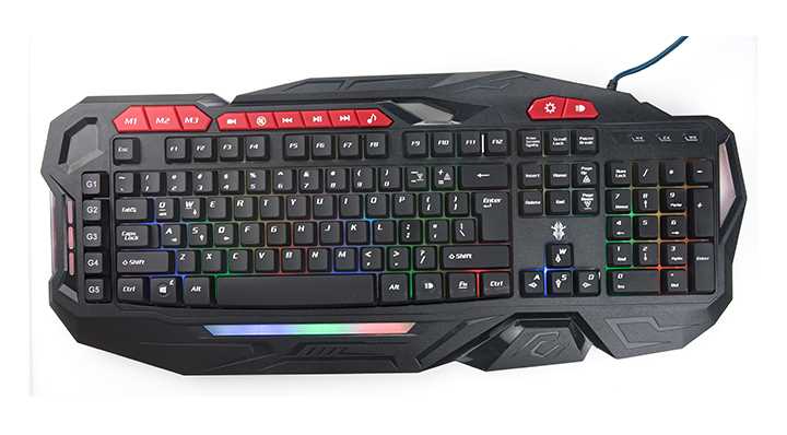 TECLADO BRB G-20 KEY GAMMER KEY RGB